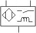 Symbole d'un dtecteur inductif