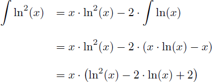 comment trouver la primitive de lnx